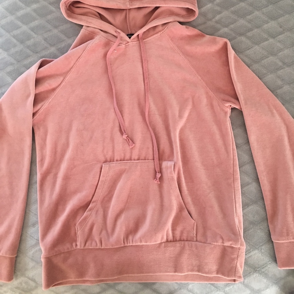 ambiance velvet pink hoodie